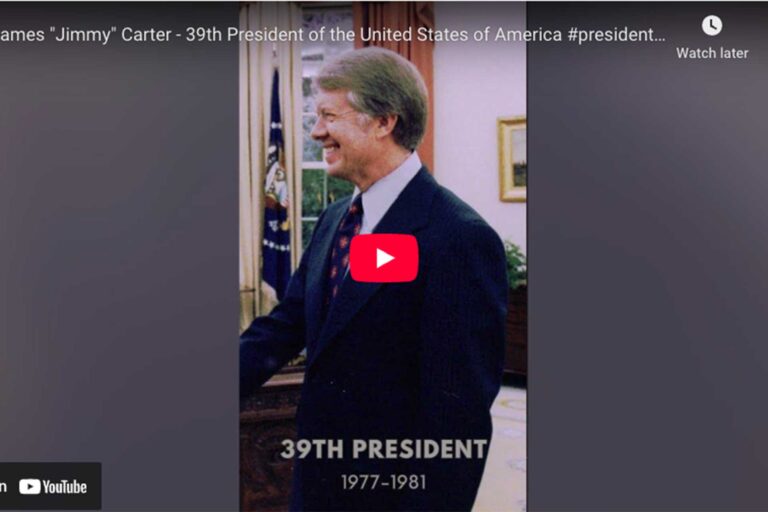 [VIDEO] James "Jimmy" Carter - 39th President of the United States of America